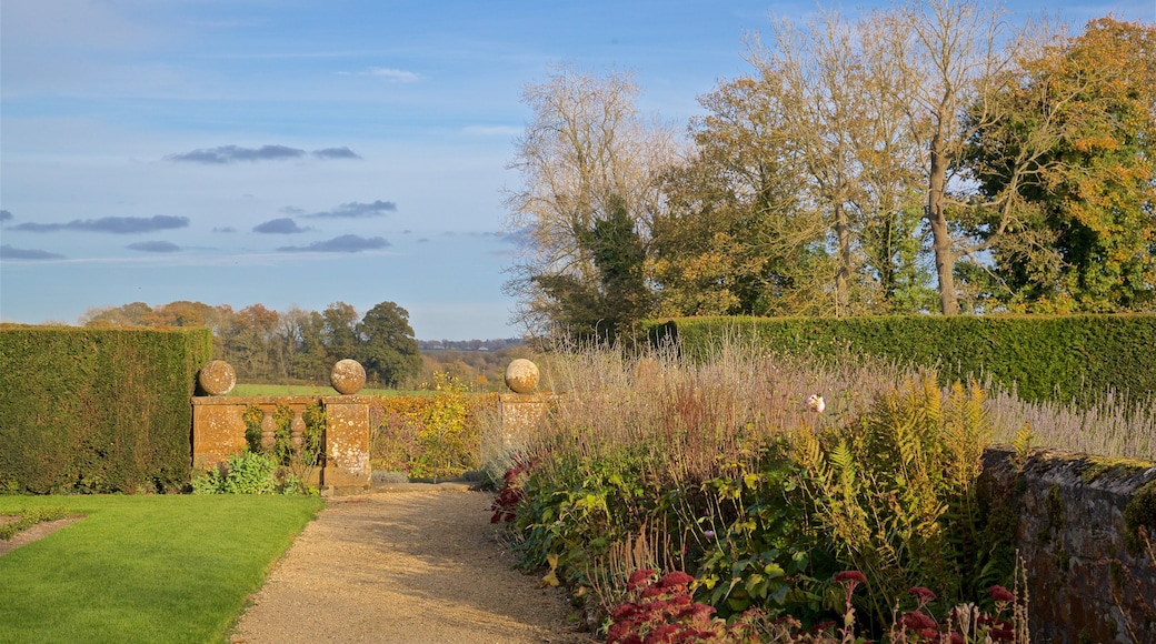 Sulgrave Manor featuring a park and wildflowers