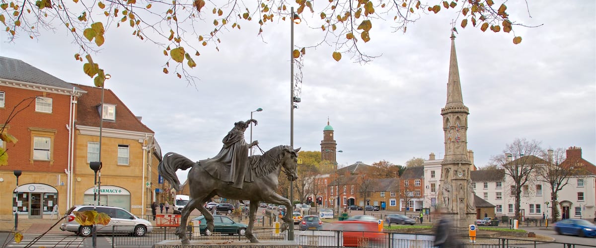 Banbury which includes a statue or sculpture and heritage elements