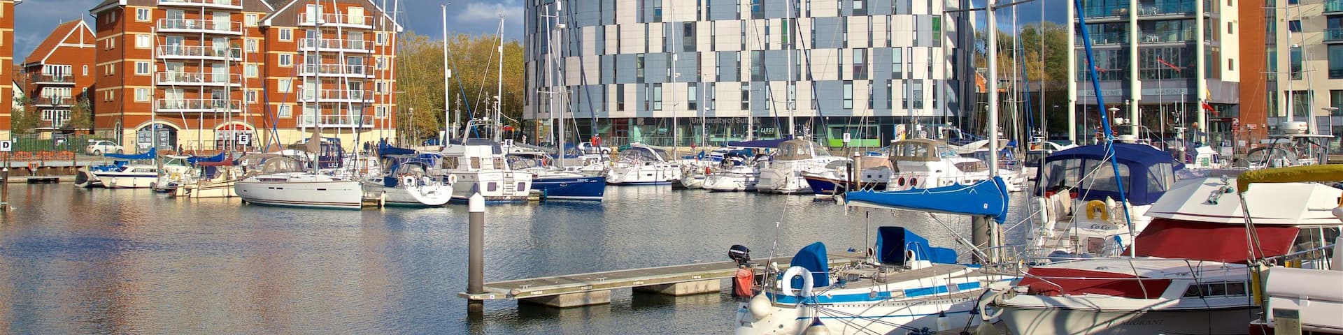 University Campus Suffolk featuring a bay or harbour