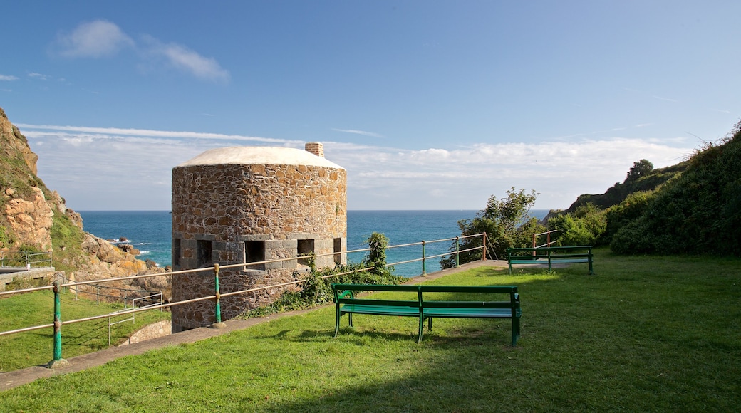 Petit Bot Bay caratteristiche di giardino e vista della costa