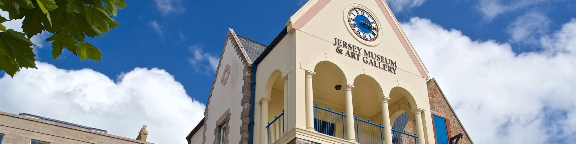 Jersey Museum which includes signage