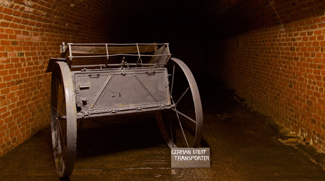 German Underground Hospital featuring heritage elements and signage