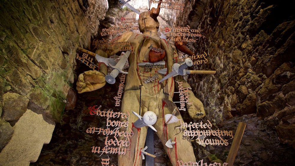 Mont Orgueil Castle das einen Kunst