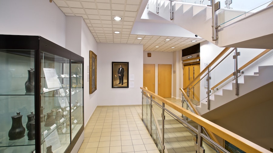 Jersey Museum showing interior views