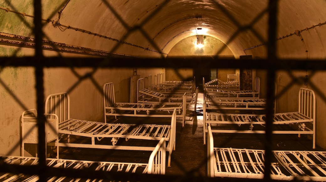 German Underground Hospital featuring interior views