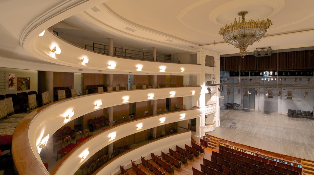 Teatro Independecia featuring interior views and theatre scenes