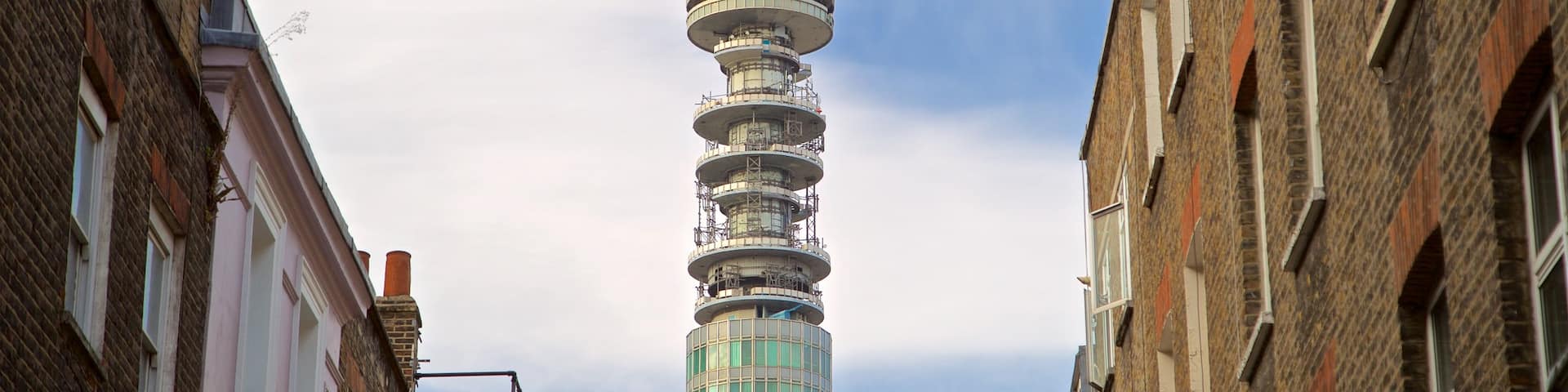 BT Tower welches beinhaltet Wolkenkratzer