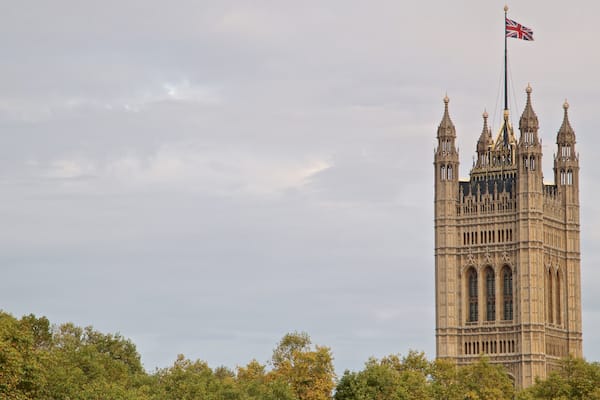 Victoria Tower montrant patrimoine architectural