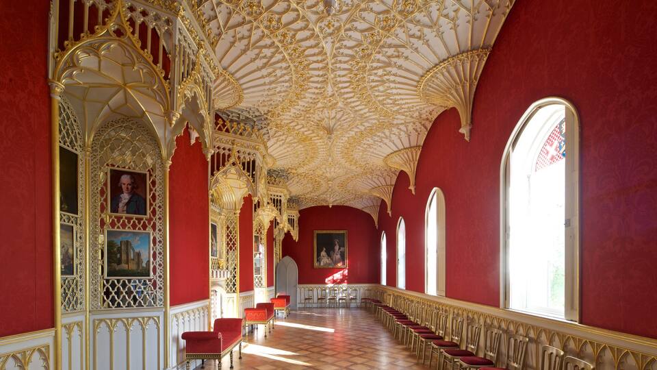 Strawberry Hill which includes interior views and heritage elements