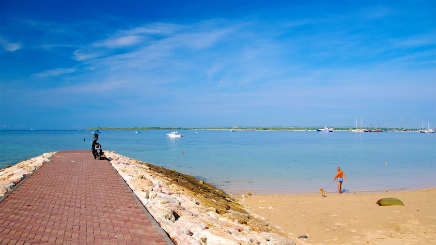 Bali inclusief een zandstrand en algemene kustgezichten
