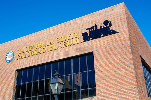California State Railroad Museum das einen Beschilderung