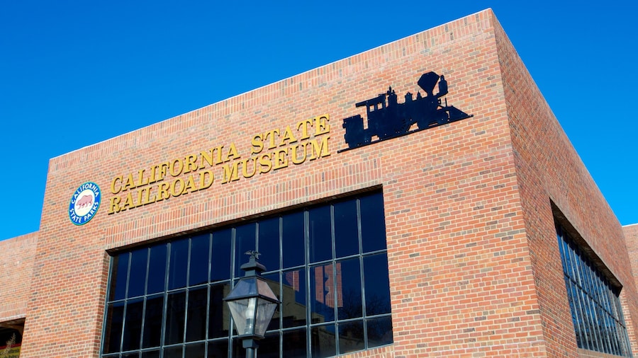California State Railroad Museum das einen Beschilderung