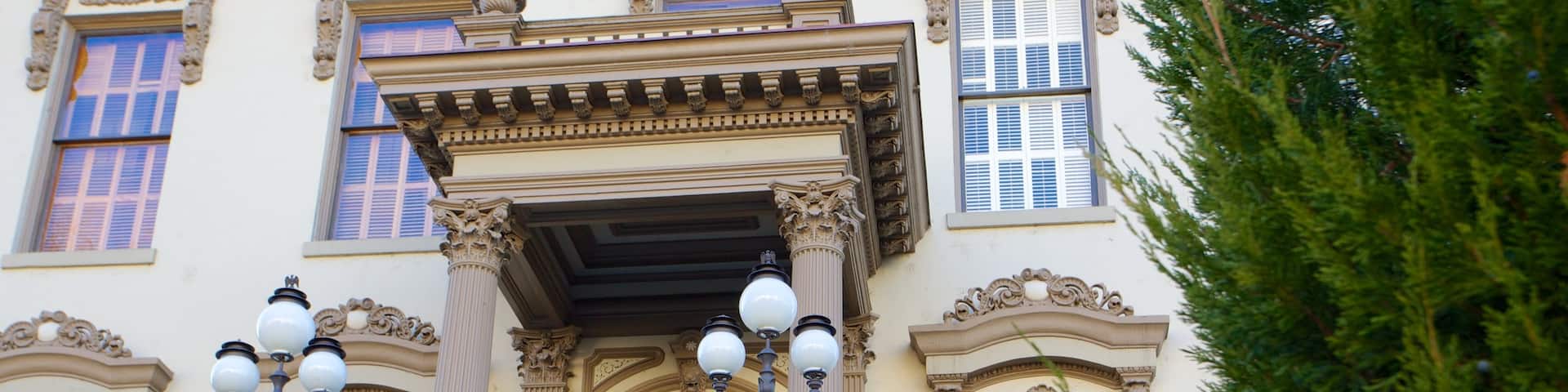 Leland Stanford Mansion State Historic Park which includes heritage architecture