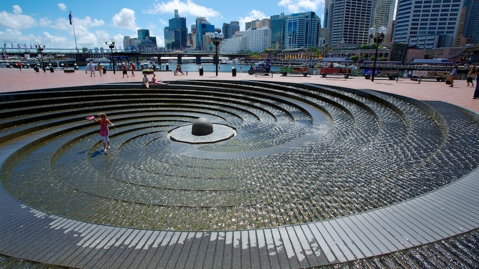 Darling Harbour das einen Stadt, moderne Architektur und zentrales Geschäftsviertel