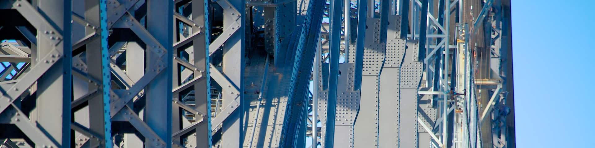 Sydney Harbour Bridge which includes a bridge and modern architecture