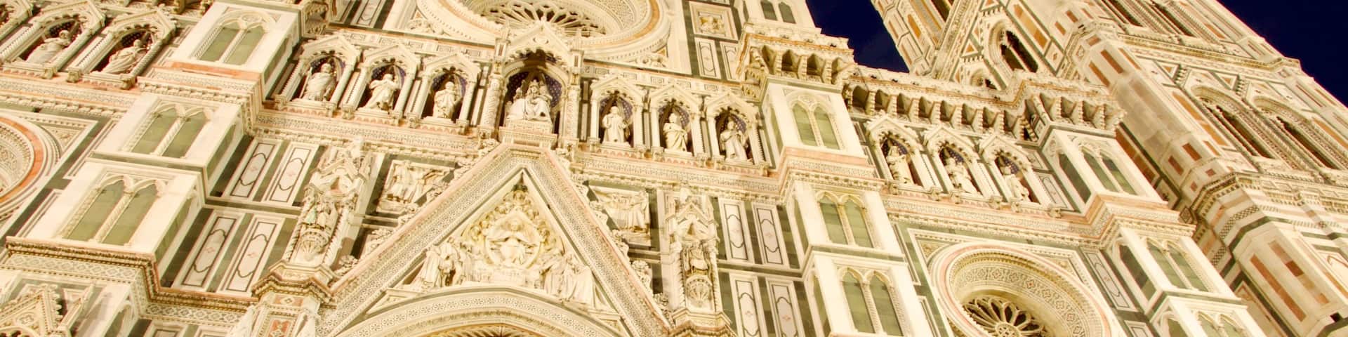 Piazza del Duomo which includes night scenes, heritage architecture and a church or cathedral