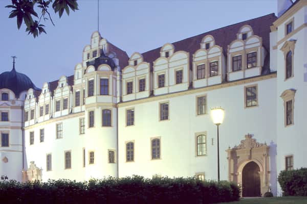 Celle mit einem historische Architektur und Burg