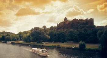 Halle an der Saale featuring landscape views, château or palace and a bay or harbour