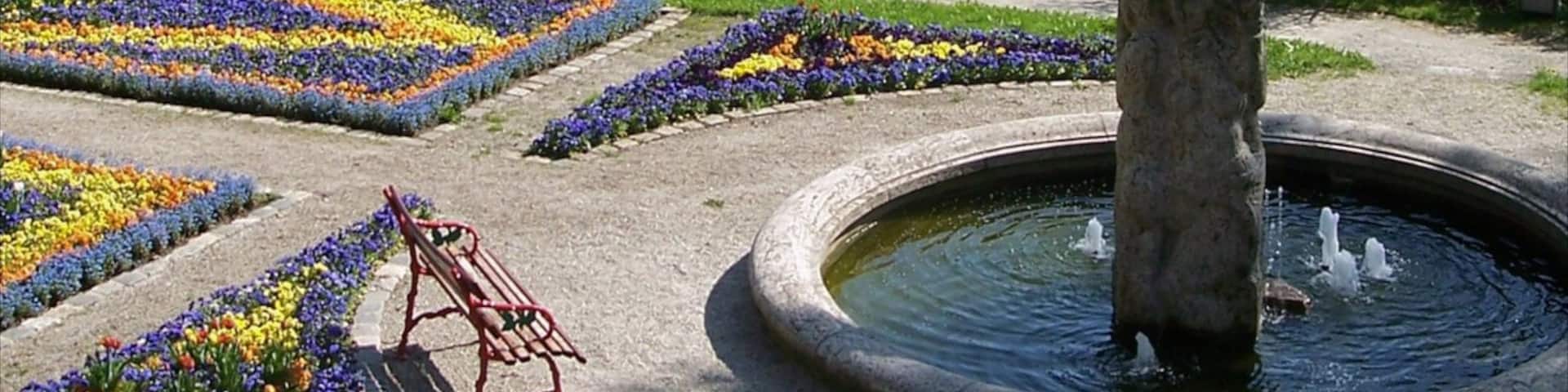ホーフ 表示 噴水 と 庭園