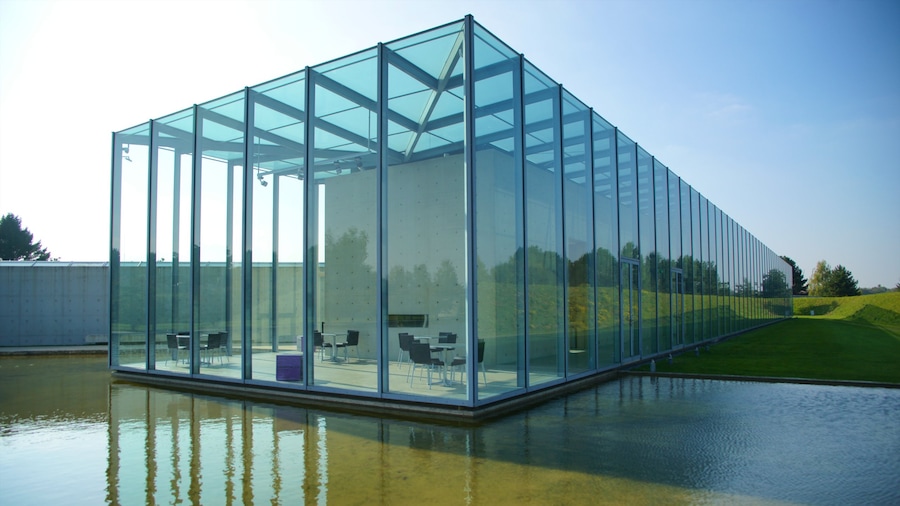 Neuss som viser moderne arkitektur