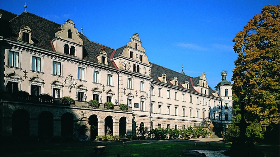 Regensburg bevat historische architectuur en kasteel of paleis
