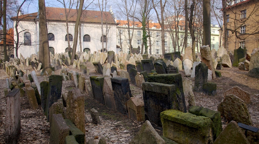 Old Jewish Cemetery featuring a cemetery and a memorial