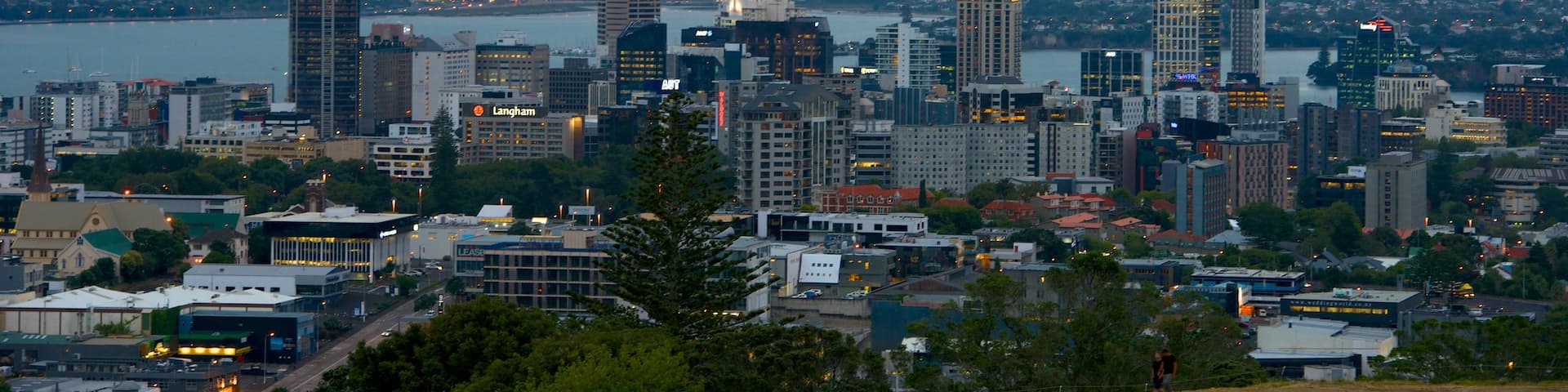 Mt. Eden which includes a high-rise building, city views and a city