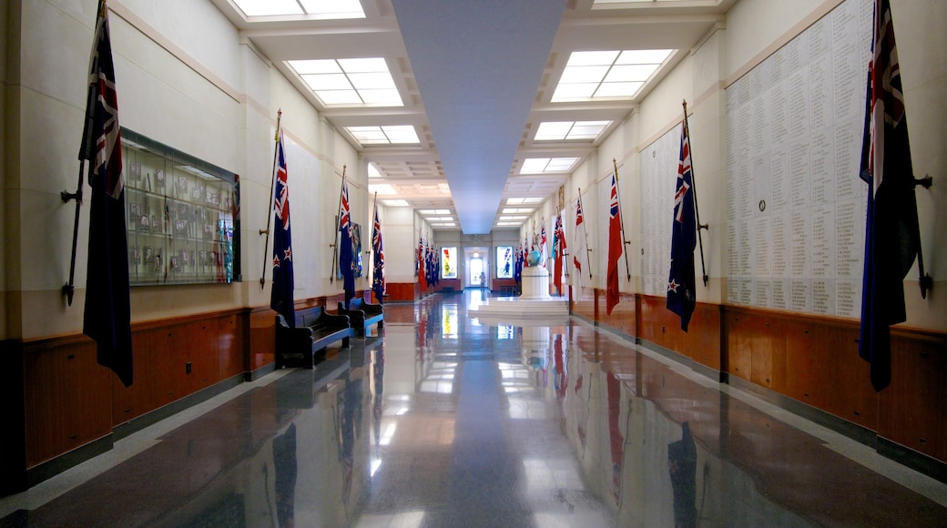 Auckland War Memorial Museum featuring interior views and a memorial