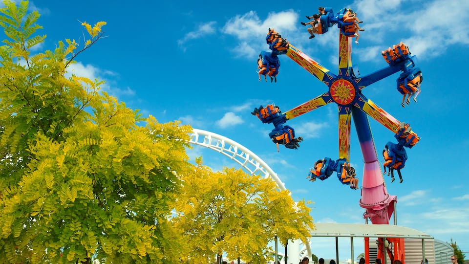 Rainbow\'s End featuring rides