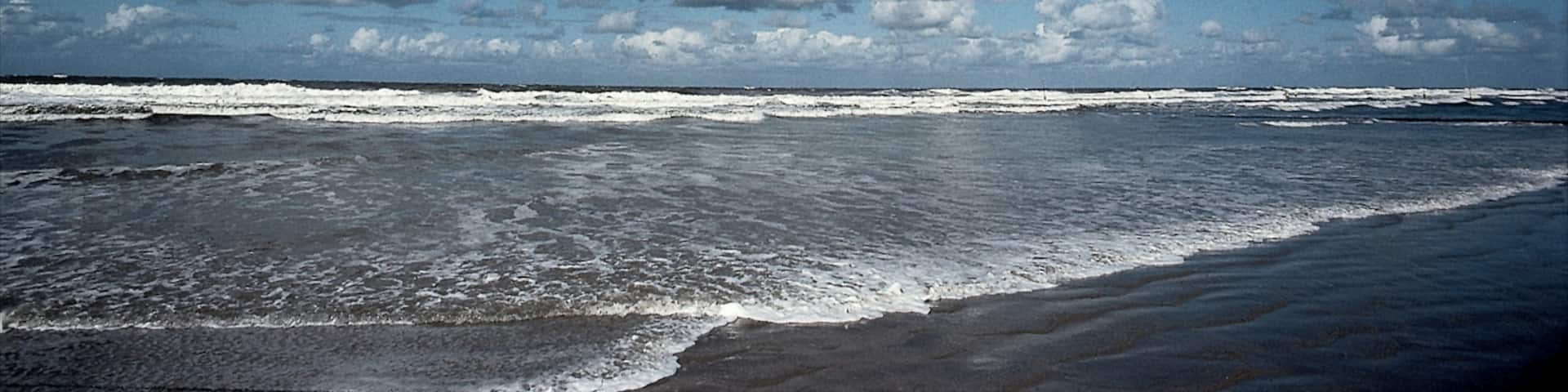 Langeoog welches beinhaltet Landschaften und Sandstrand