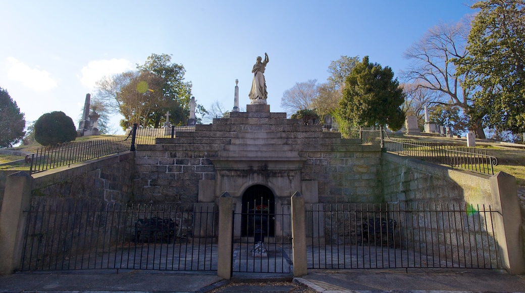 Richmond featuring a cemetery and a memorial