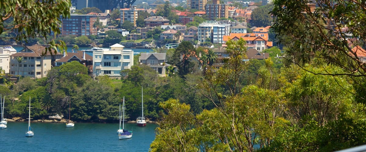Mosman featuring boating, general coastal views and a city
