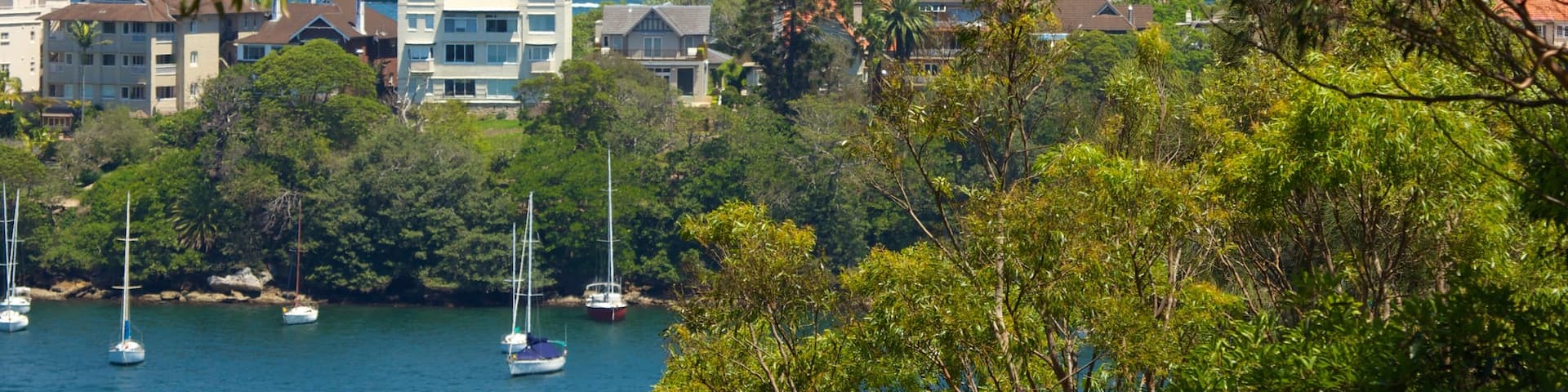 Mosman featuring boating, general coastal views and a city