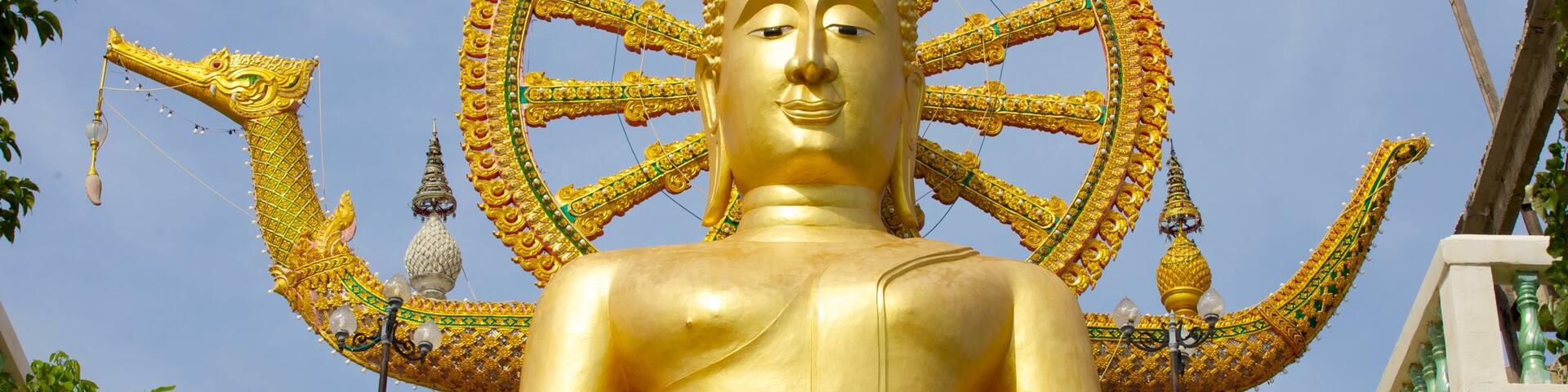 Big Buddha Statue which includes religious elements