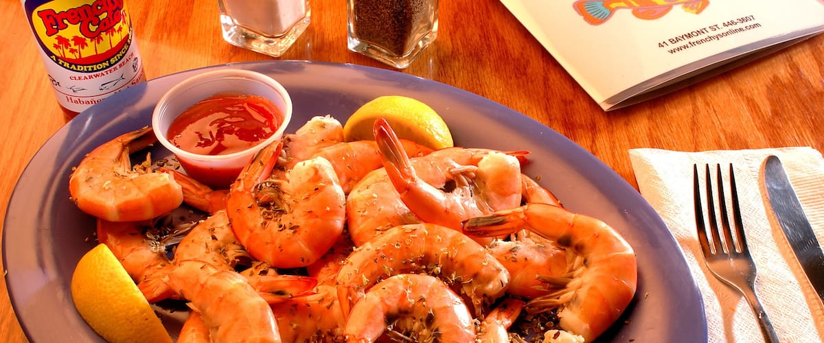 Clearwater Beach showing food and interior views