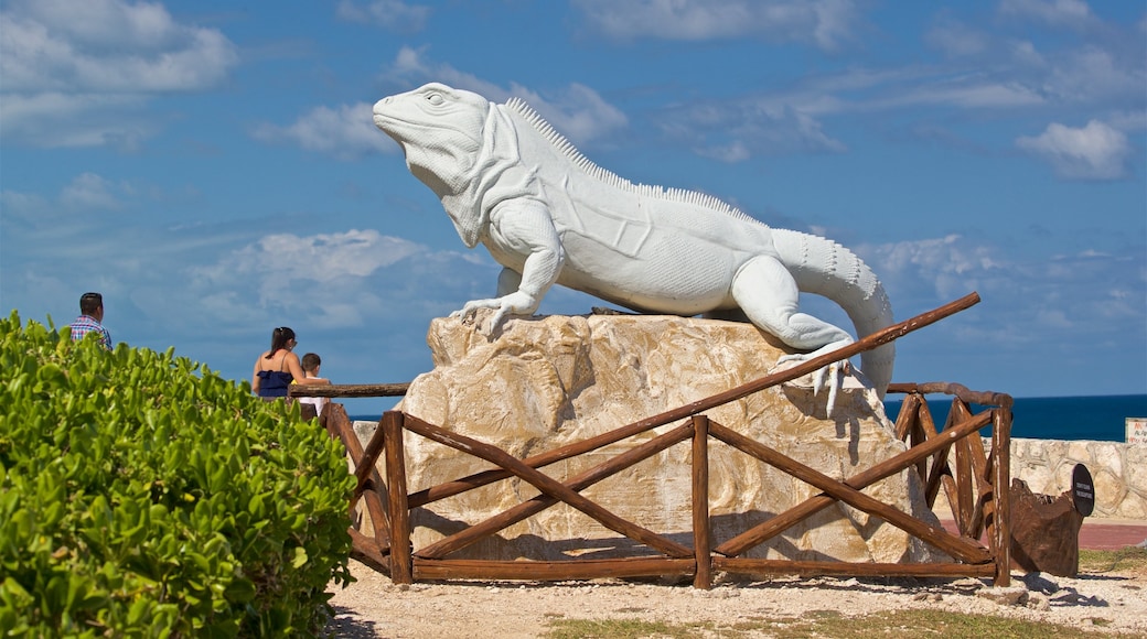 Isla Mujeres mostrando arte al aire libre