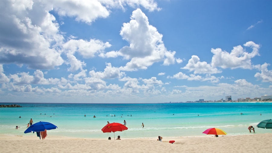 Gaviota Azul Beach which includes a beach, general coastal views and swimming