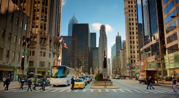 Downtown Chicago featuring a city