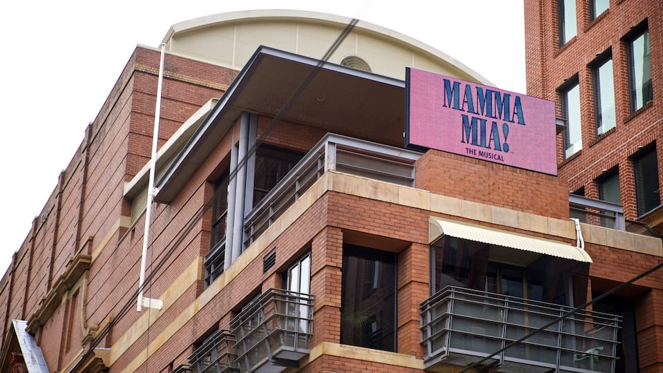 Capitol Theatre mostrando sinalização