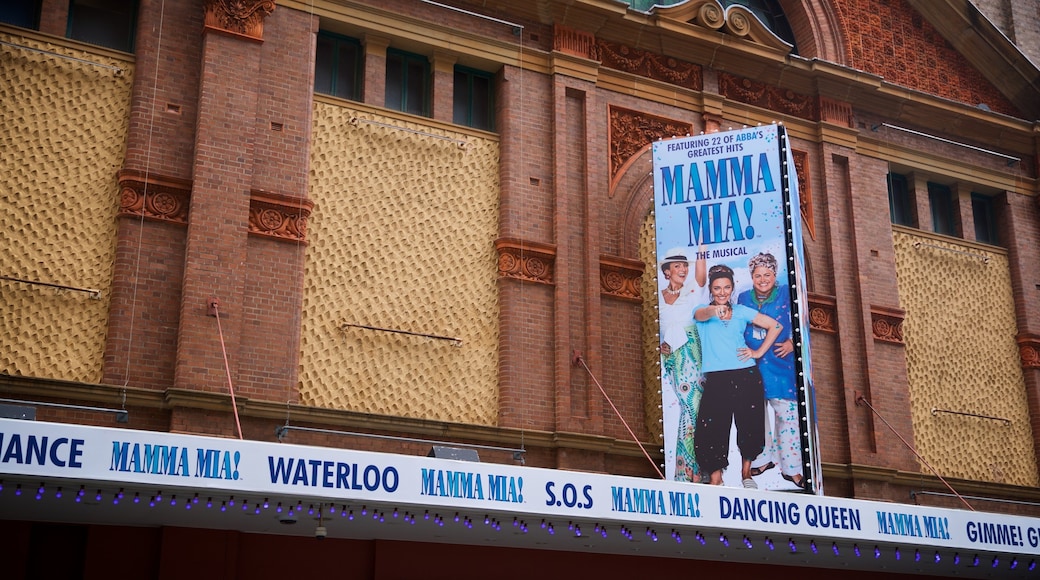 Capitol Theatre which includes signage