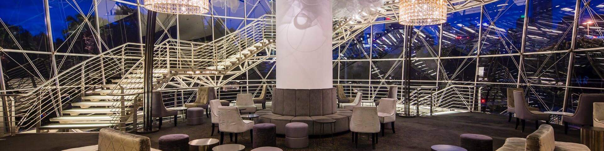 Sydney Lyric Theatre featuring interior views and dining out