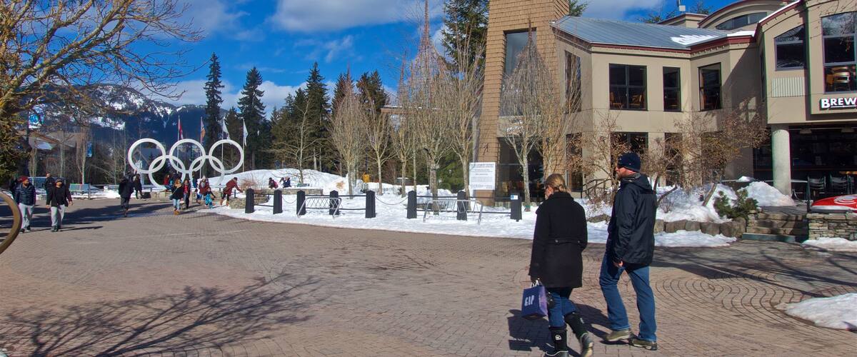 Whistler Village aussi bien que couple