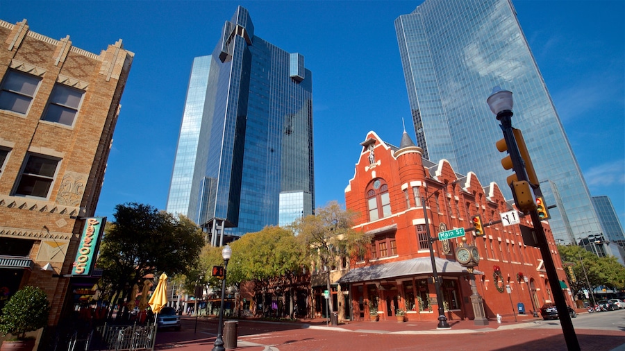 Sundance Square featuring a skyscraper
