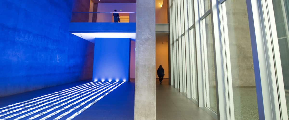 Modern Art Museum of Fort Worth showing interior views