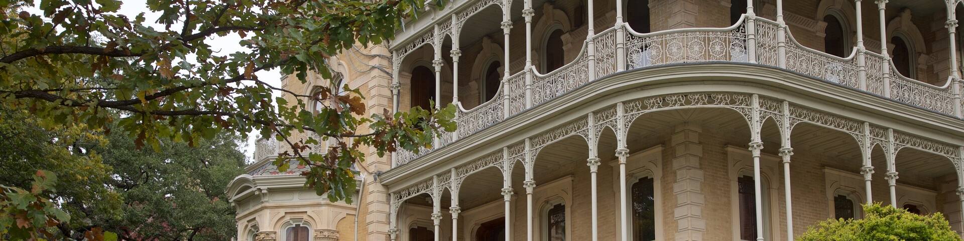 Bremond Block which includes heritage elements and a house