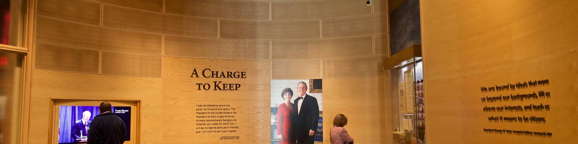 George W Bush Presidential Library and Museum which includes interior views as well as a couple