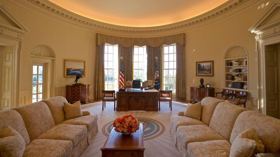 George W Bush Presidential Library and Museum which includes heritage elements, an administrative buidling and interior views