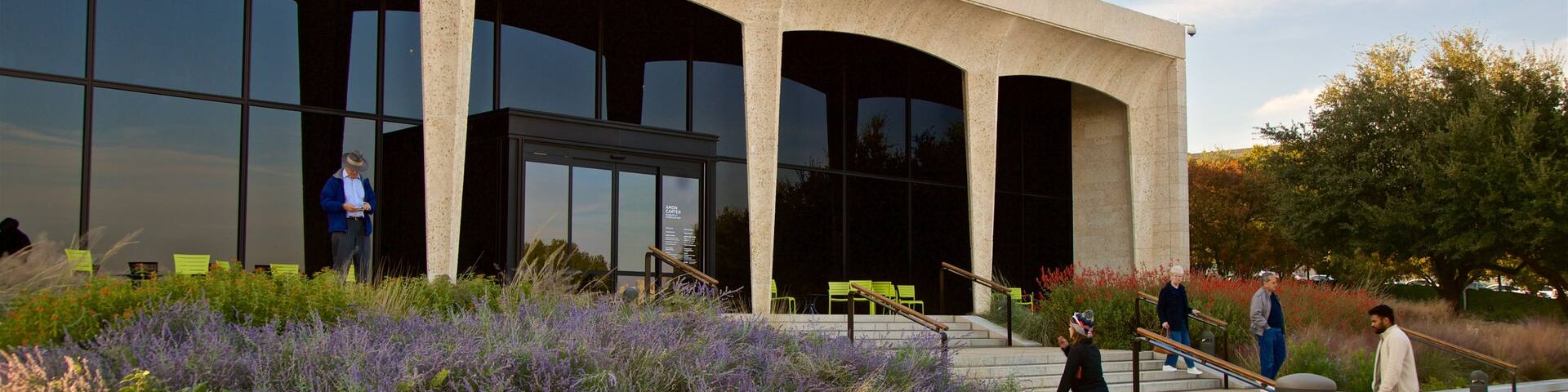 Amon Carter Museum as well as a small group of people