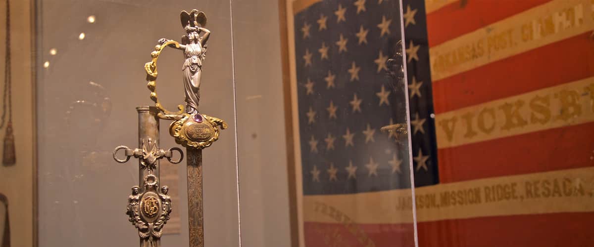 Texas Civil War Museum featuring heritage elements and interior views