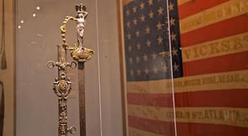 Texas Civil War Museum featuring heritage elements and interior views